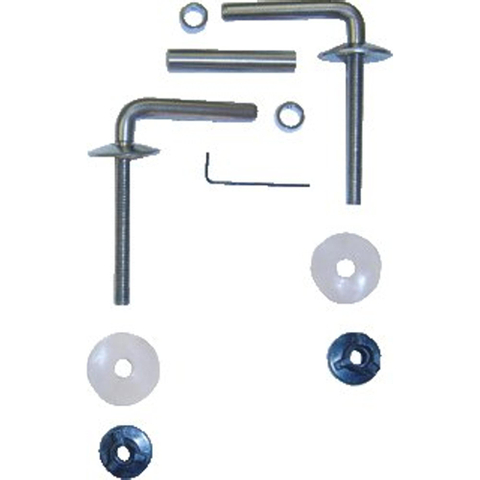 Rezi Garniture de fixation pour abattant de WC acier inoxydable SW114513