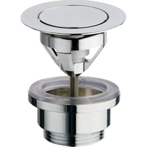 Raminex Up&Down Bonde de vidage H6.5cm Laiton Chrome SW115081
