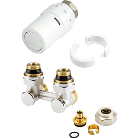 Danfoss RAX K onderblokset haaks voor radiatoren met M30 insert SW30350