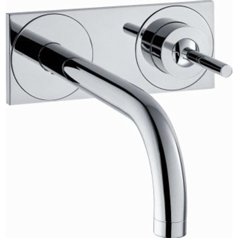 AXOR Uno jeu de finition pour robinet mural encastré avec plaque 23,5 cm 0450036