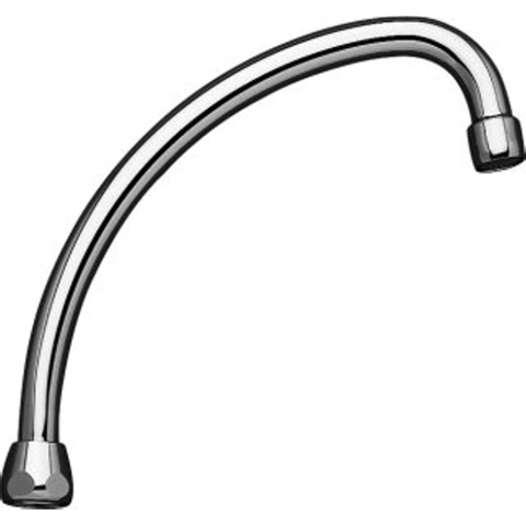 Neoperl Cascade Bec pour robinetterie sanitaire H17cm 1/2 inch avec bec pivotant Laiton Chrome brillant SW112186