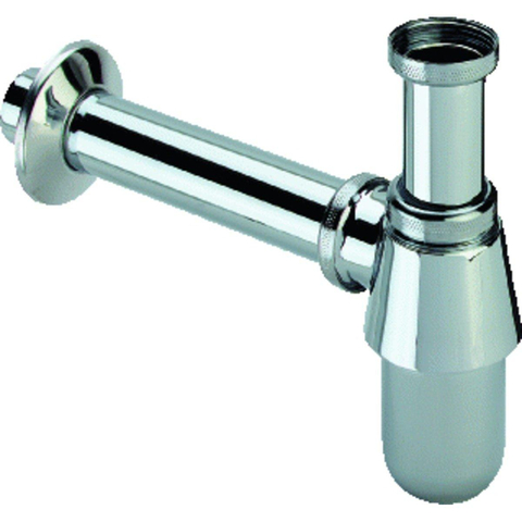 Viega siphon gobelet avec tuyau mural 5/4 avec rosace chrome 0500038