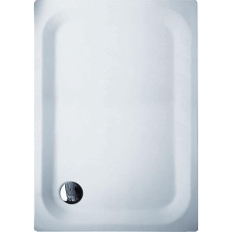 Bette Super Vlak Douchebak Plaatstaal 90x85x3.5cm Rechthoekig Wit 0371986