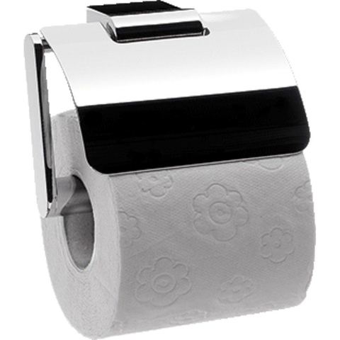 Emco System 2 porte-rouleau de papier toilette avec couvercle chrome SW115507