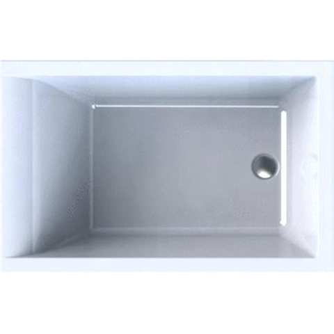 Wisa Berceto Baignoire sans tablier Rectangulaire 110x70cm acrylique blanc SW73243