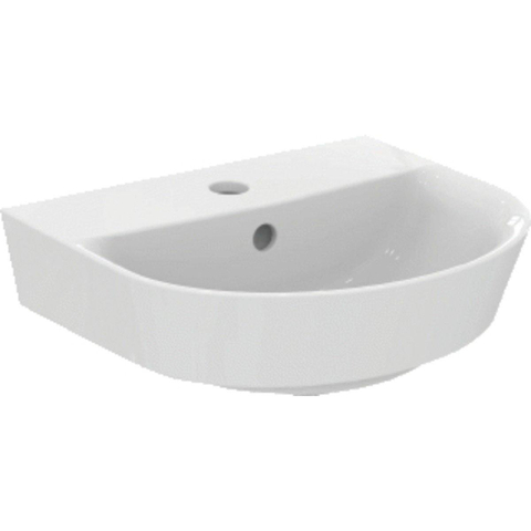Ideal Standard Connect Air lave-mains Arc 1 trou de robinet avec trop-plein 40x35cm Ideal Plus blanc SW104870