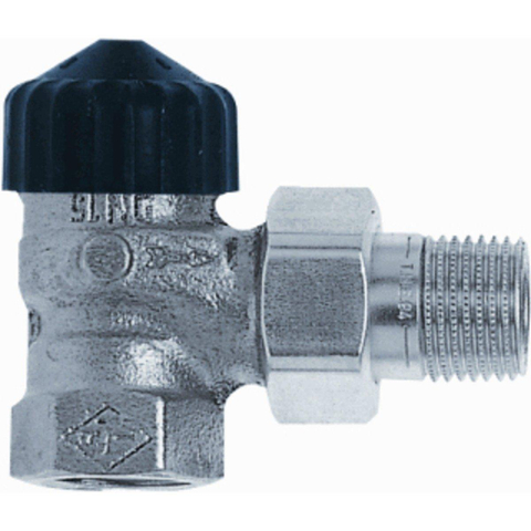 Heimeier Robinet thermostatique de radiateur 1/2 coudé Kvs 1,35 m3 h 7500904