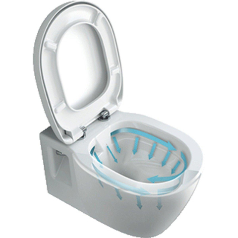 Ideal Standard Connect WC suspendu – Rimless – profondeur 54 cm – blanc brillant IdealPlus GA12137