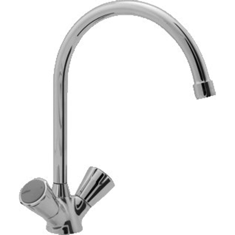 Venlo Nimbus II Laiton Céramique robinet de cuisine avec bec pivotant chrome 0420833