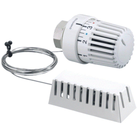 Oventrop tête de therm thermostat uni lh télécommande m30x1.5 cap. 2m avec position zéro blanc 7503010