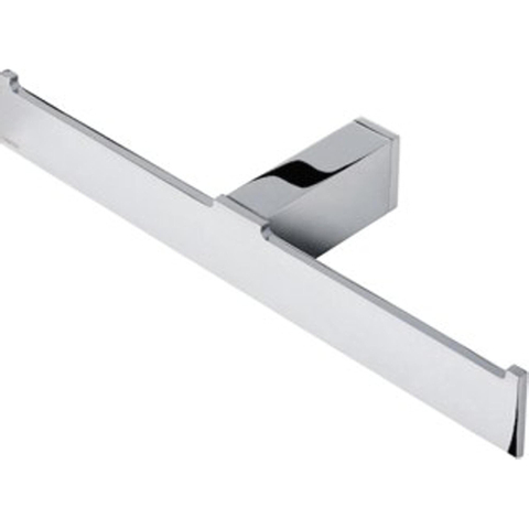 Geesa Modern Art Porte-rouleau de papier toilette double sans couvercle Chrome 0650156