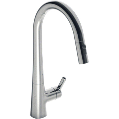 Hansa Designo mitigeur de cuisine avec douchette extractible chrome SW204348