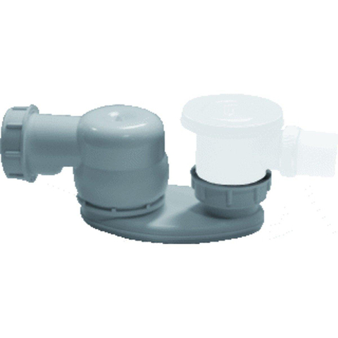 Wisa Wavedesign Siphon de baignoire peu profond universel pour baignoires autoportantes 0520049