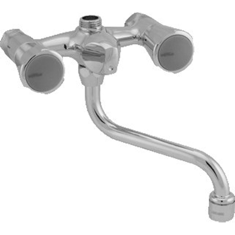Venlo Nimbus II Messing Eco robinet de douche avec inverseur entraxe 12 cm chrome 0420826