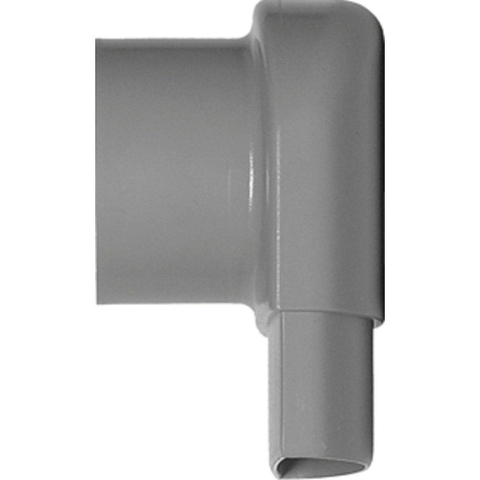 Slimtube bovenbocht 90gr. met rubber 40 32 cementkap GA68934