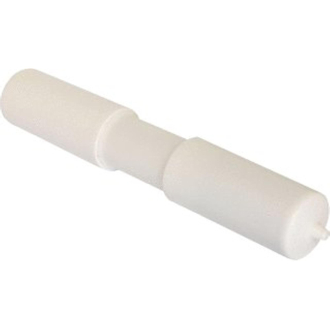 De Beer Closetrolhouder Inzet Met Veer Wit GA29904