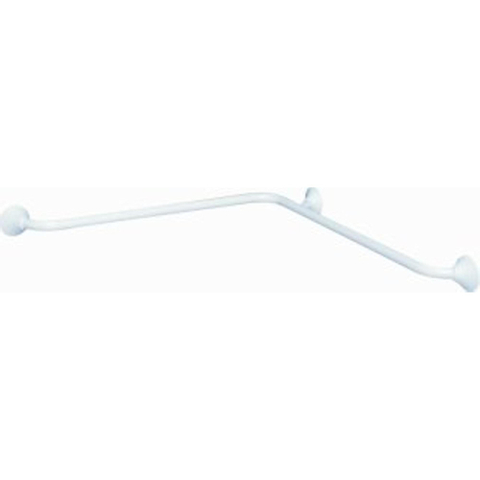 Handicare Linido horizontale hoekwandbeugel 60x60cm rvs gecoat wit GA47663