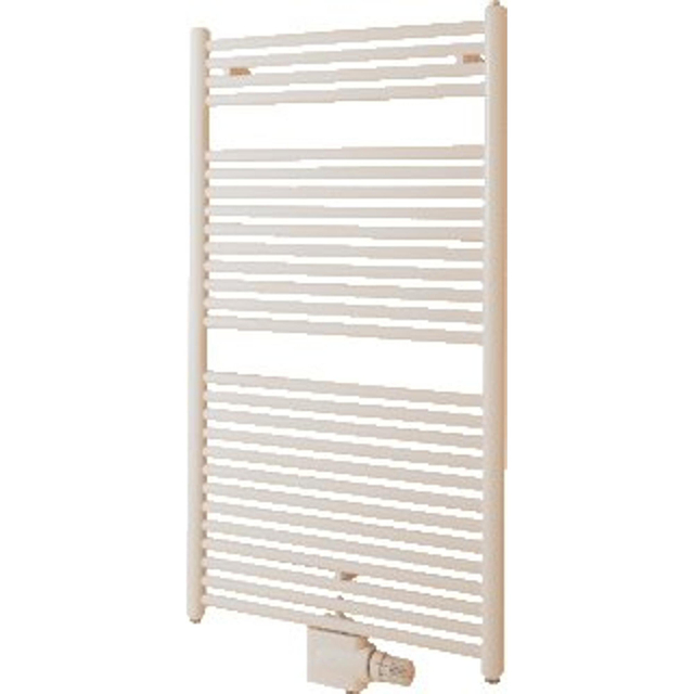 Zehnder Toga handdoekradiator 143.6x50cm 729watt Staal Wit glans TO-150-050-V