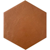 Jos. Dust Carrelage sol et mural - 17.5x20cm - hexagonal - R10 - Mat terrae (orange) SW928482