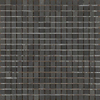 Ceralto Minuta Uno Mosaïque 31x31cm 8mm grès cérame Basalte Carré SW107383