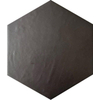 Jos. Dust Carrelage mural - 17.5x20cm - hexagon - R10 - Ink mat (noir) SW928451