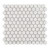 ORE CERAMICS Hexagon Mosaïque - 29.5x29.5cm - 7.0mm - White SW107404