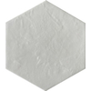 Jos. Dust Carrelage sol et mural - 17.5x20cm - hexagonal - R10 - Mat Ice (blanc) SW928484