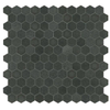 Ceralto Minuta Uno Mozaiektegel - 27.9x29.3cm - 7.0mm - Basalt hexagon SW107382