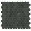 Ore Ceramics Basalt Mozaïektegel 28x29cm 7mm porcellanato Basalt Hexagon SW107382