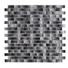Ceralto Orsini Facet Carreau mosaïque - 30.4x30.4cm - 8.0mm - Noir argent SW107345