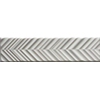 Ceralto Serrano Plank Bande décorative - 5x20cm - 9.0mm - Ice SW928446