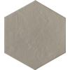 SAMPLE Ceralto Serrano Plank vloer- en wandtegel - 17.5x20cm - hexagon - R10 - mat dove (grijs) SW1170697
