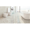 Cir Venezia Carrelage de sol 600X600 Bianco Lux.10mm Brillant Rectifié R9 SW854043