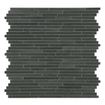 Ceralto Minuta Uno Mozaïektegel 31x31cm 10mm porcellanato Basalt Langwerpig SW107363