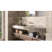 Ceralto Taverno Grain Carrelage mural - 6.5x20.2cm - 8.0mm - gris-beige SW892557