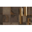 Ceralto Metalux Carrelage de sol - 20x20cm - 8.5mm - oxyde bronze SW383237