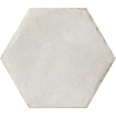 Cir cotto del campiano carrelage mural 15.8x18.3cm hexagonale bianco 10mm blanc brillant SW856413