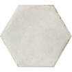 Cir Cotto del campiano Carrelage mural 15.8x18.3cm Hexagone Bianco 10mm Brillant Blanc SW856413