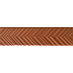 Jos. Dust carreau mural décoratif - 5x20cm - Terrae Mat Chevron SW928492