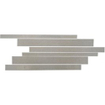 Ceralto Ravello Mini Mozaiektegel - 21x40cm - 10.0mm - gerectificeerd - Gray WTW11180