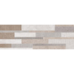 Ceralto Monolith Urban carreau décoratif 25x75cm 9.7mm pâte blanche multicolore SW93900