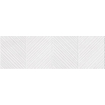 Colorker Premiere Carrelage mural décor - 31.6x100cm - 10.4mm - rectifié - Aquila White mat (blanc) SW957733