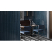 Ceralto Drapé Mural Wandtegel - 7.5x20cm - 10.0mm - Blu SW669924