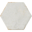 Cir Cotto del campiano Carrelage mural 15.8x18.3cm Hexagone Bianco 10mm Brillant Blanc SW856413