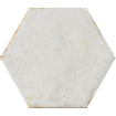 Cir Cotto del campiano Wandtegel 15.8x18.3cm Hexagon Bianco 10mm Glans Wit SW856413