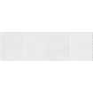 Colorker Premiere Carrelage mural décor - 31.6x100cm - 10.4mm - rectifié - Aquila White mat (blanc) SW957733
