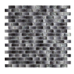 Ceralto Orsini Facet Mozaiektegel - 30.4x30.4cm - 8.0mm - Zwart zilver SW107345