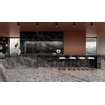 Ceralto Amaro Facet Carreau de sol - 120x120cm - 9.0mm - rectifié - Calacatta black SW856150