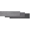 Ceralto Tavola Stone Lames - 14.7x59.7cm - 12.0mm - rectifié - Anthracite SW393777