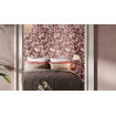 Ceralto Spectra Bande décorative - 60x120cm - 10.0mm - rectifié - Floral bordeaux SW704696